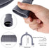 Universal Washing Machine Drain Hose Flexible Dishwasher Drain Hose Extension Kits Corrugated Washer Discharge Hose with 1 Extension Adapter and 2 Hose Clamps, U-Bend Hose Holder (6 ft)