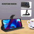 Moto G Pure Phone Case Wallet Black, Motorola Moto G Pure Leather Flip Case with Card Holder Kickstand Magnetic Closure Slim Phone Case Cover for ...
