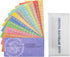L LIKED Budget Envelopes for Cash System –Includes 1 Plastic Zip Envelope & 12 Expense, Budget Envelopes for Cash Budgeting and Saving, Tear and W...