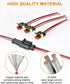 NAOEVO 2 Pin Connector Waterproof, 16 AWG 2 Wire Connectors, Automotive Electrical Connectors Male And Female Way With Heat Shrink Tubing For Car ...