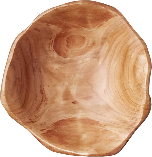 Enrico Root Wood Small Bowl,Brown, 6"...