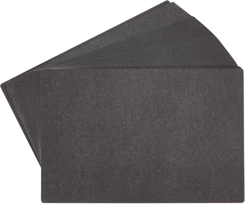 Juvale 100 Pack Black Index Cards - Perfect for Studying, Office and School Supplies, and DIY Crafts (3x5 Inches) - Ideal for Notetaking and Organ...