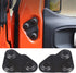 8-Pack Door Screw Protector Cover Trim Door Lock Cover for 2018 2019 2020 2021 2022 2023 2024 Jeep Wrangler JL JT 4XE Sport S Rubicon Deluxe Sport...