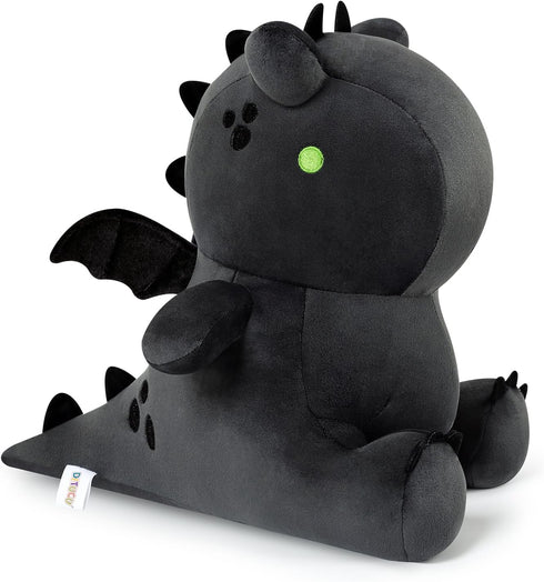 Ditucu Cute Dragon Plush Stuffed Animals Plushies Toys Super Soft Dolls Birthday Gifts for Kids Girls Boys Black 12 inch...