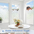 Coavas Non-Adhesive Frosted Glass Window Film & Window Privacy Film for Home & Office - Heat Control, UV & Sun Blocking, Easy DIY Installation, 23...