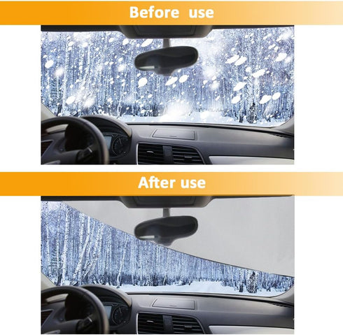 Car Windshield Sun Shade, Car Window Shades, Sun Visor Front Windshield Sunshade with Side Mirror Covers, Car Exterior Accessories Front Windshiel...