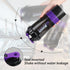 Shaker Bottle - Protein Shaker Cup with Storage Compartments - Leak-proof Workout Shake Bottles with Mixer for Smooth Mixing-500ML/16oz (PURPLE & ...
