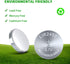 EEMB 10PCS LIR2450 Rechargeable Battery 3.7V Lithium-ion Coin Button Cell Batteries 120mAh...
