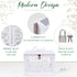 OurWarm PVC Hollow Wedding Envelope Box with Lock and Card Sign, Secure Money Box for Wedding Reception, Birthday, Baby Shower, Graduation Party S...