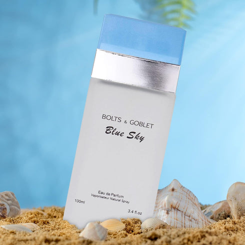 NovoGlow Blue Sky for Women - Aromatic Scents with finest oils for Men and Women - Enchanting Fragrance with Fruity, Floral Scent - 3.4oz Bottle C...