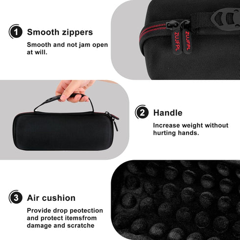 EVA Hard Case for JBL Flip 6 Flip 5 Waterproof Portable Bluetooth Speaker, Fit for JBL Flip 4 Premium Travel Protective Carrying Storage Bag.Fits ...