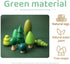 Youuys Wooden Craft Forest Trees Toys, 8 Pcs Finished Scene Mini Tree Kit Craft Set - Cake Topper - for Early Educational Preschool Classroom Proj...
