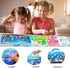 2 Pack Reusable Sticker Book, Princess and Mermaid Stickers for Kids Activity Travel Removable Sticker Books for Girls Boys Educational Learning T...
