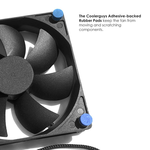 Coolerguys Quiet AC Powered Receiver/Component Cooling Fan Kits (120mm)...