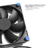 Coolerguys Quiet AC Powered Receiver/Component Cooling Fan Kits (120mm)...