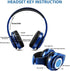 Nakano Miku Bluetooth Headphones, Miku Headphones,The Quintessential Quintuplets Manga Cartoon Cosplay Props,Folding Hi-Fi Stereo Miku Nakano Head...