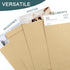 50 Pack 6 X 9 Inches Catalog Envelopes, Kraft Catalog Mailing Envelopes, Self Seal Manila Envelopes for Mailing, Storage, Office, Invitation, Home...