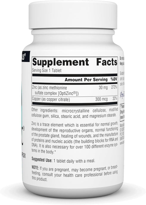 Source Naturals OptiZinc Zinc Methionine Sulfate Complex & Dietary Supplement - 240 Tablets...