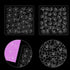 BENECREAT 2Pcs Acrylic Textured Mat, Cherry Blossom and Gingko Patterns Acrylic Clay Texture Sheets Embossing Polymer Clay Tools for Clay Earrings...