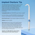 Replacement Heads for Waterpik Water Flosser (6 Implat Denture Tips)...