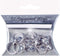 Stunning Silver Engagement Rings - 0.75" (12 Pc) - Perfect for Bridal Showers, Bachelorette Parties & Special Occasions...