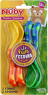 Nuby Fun Feeding Spoons & Forks 2-Pack - yellow/green, one size...