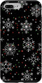 iPhone 7 Plus/8 Plus Black Christmas Phone Case Winter Lover Snowflake Case...