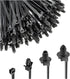 120PCS Car Push Mount Cable Zip Tie, Nylon Self Locking Cable Strap, Engine Bay Wire Harness Restraint Ties, Fastener Cable Clips Wraps for Indoor...