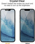 TECHO Privacy Screen Protector Compatible with iPhone 14 Plus/iPhone 13 Pro Max Tempered Glass Film (Edge to Edge Full Coverage) (Anti Spy) (Case ...