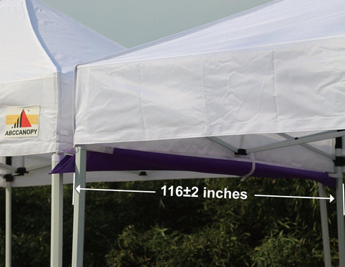 ABCCANOPY 10 Foot Canopy Rain Gutter for Pop up Canopy (Purple)...