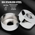 30mm High Stainless Steel Circular Plane Faucet Decorative Cover,Faucet Angle Adapter Escutcheons,Escutcheon Flange Plate Pipe Cover Suitable For ...