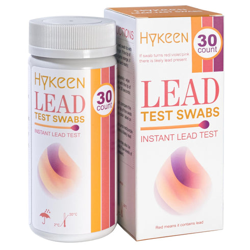 Lead Test Kit (30 Rapid Testing Swabs) 30-Second Results, 2024 All-New Suitable for use on Housepaint, Dishes, Toys, Jewelry, Metal, Ceramics, Woo...