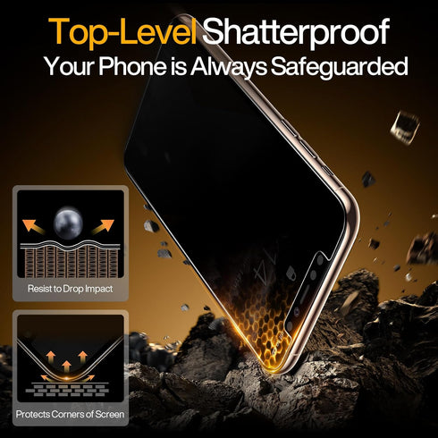 SmartDevil 2Pack for iPhone 11 Pro Privacy Screen Protector with 2Pack Camera Lens Protector, 9H Anti-Spy Privacy Screen 11 Pro, Anti-Shatter Glas...