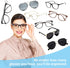 6pcs Adhesive Eyeglasses Holder,180°Folding design,Sunglasses Holder Wall,Eyeglass Holder for Protective Eyewear,Sunglasses Organizer Wall Desk Ca...