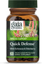 Gaia Herbs Quick Defense - Fast-Acting Immune Support Supplement for Use at Onset of Symptoms - with Echinacea, Black Elderberry, Ginger & Androgr...