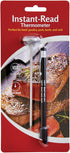HIC Kitchen Roasting Instant-Read Meat Thermometer, Shatterproof Face, Stainless Steel, Protective Cover and Temperature Chart...