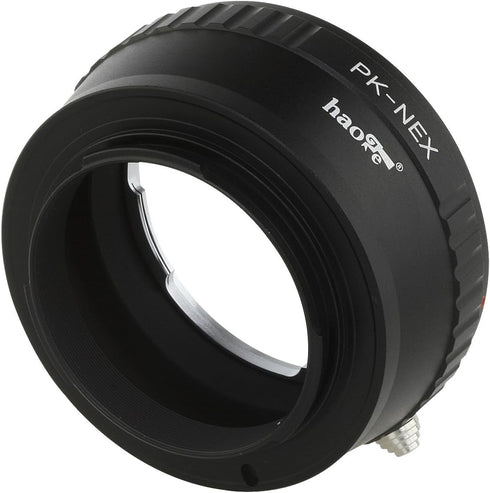 Haoge Lens Mount Adapter for Pentax K PK Mount Lens to Sony E Mount NEX Camera a3000 a3500 a5000 a5100 a6000 a6400 a6500 A7 A7R A7S A7II A7RII A7S...