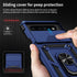 for Google Pixel 6 Pro Case with Slide Lens Cover, Military Grade Drop Protection, Magnetic Rotated Ring Holder Kickstand Protective Phone Case (N...