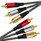 Audio Video RCA Cable 10 ft,Yeung Qee 3RCA Male to 3RCA Male Composite AV Cable Compatible with Set-Top Box,Speaker,Amplifier,DVD Player and More ...