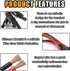 5PCS 2 Pin Quick Disconnect Polarized Wire Harness, 14 Gauge SAE Connector Bullet Lead Cable, Automotive Heavy Duty Extension Cable for Car Motorc...