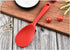 Silicone Rice Paddle Spoon 2PCS, Non Stick Heat Resistant Kitchen Works for Rice,Mashed Potato. (Casual Red)...