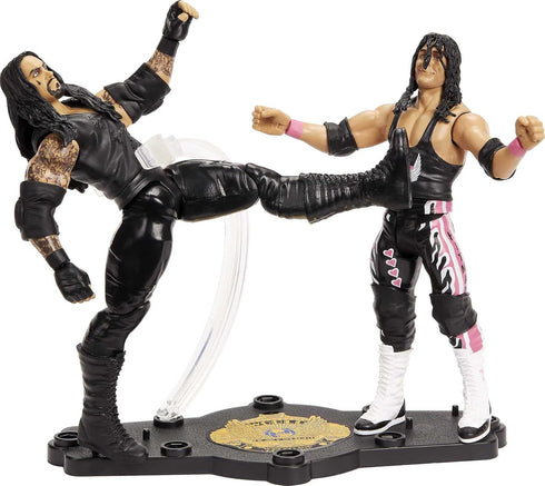 WWE Bret “Hit Man” Hart vs Undertaker Championship Showdown 2-Pack 6-inch Action Figures Friday Night Smackdown Battle Pack for Ages 6 Years Old &...
