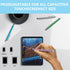 10 Pack Stylus Pen for all capacitive Touch Screens Suitable for iPhone Ipad Samsung Galaxy Tablets (Grey)...