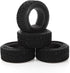 1/10 RC Car Racing Flat Run Sponge Insert Rubber Tyres 68mm Tires for 1:10 RC On Road Car Traxxas Tamiya HSP HPI Kyosho RC Rally Car (Black)...