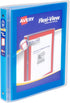 Avery Flexi-View 3 Ring Binder, 1 Inch Round Rings, 1 Blue Binder (17607)...