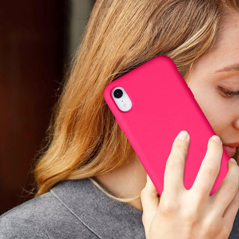 ZUSLAB Case Compatible with Apple iPhone XR, Soft Slim Thin Silicone Gel Rubber Bumper Phone Cover, Hard Shell Shockproof Full-Body Protective Cas...