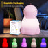 VSATEN Dinosaur Night Light for Kids, Color Changing Silicone Baby Night Light with Touch Sensor for Kids' Bedroom, USB Rechargeable LED Bedside N...