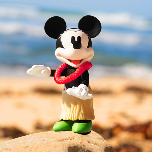 Super7 Disney Mickey and Friends Minnie Mouse (Hawaiian Holiday) - 3.75" Disney Action Figure with Accessory Vintage Disney Collectibles and Retro...