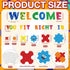 Welcome Back to School Bulletin Board with Puzzle Pieces for Classroom Welcome You Fit Right in Borders Motivational Bulletin Board Cutouts Decora...
