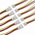 Micro Jst 1.25 Wire Connectors, 20Pairs/40pcs 1.25mm 3 Pin Jst Male and Female Connector Plug with Wires Cables Kit for LED Light 100mm...